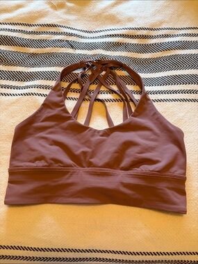 Lululemon Free To Be Mauve Sports Bra